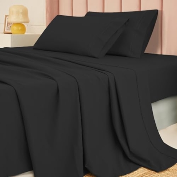 MICORAL ProBreathing Queen Sheet Set 4pcs | 60% Microfiber 40% | 16" Deep Pocket | Cool and Ultra So...