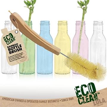 Lola Bamboo Bottle Brush - Eco-Friendly Ergonomic Tool