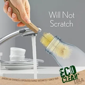 Lola Bamboo Bottle Brush - Eco-Friendly Ergonomic Tool