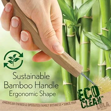 Lola Bamboo Bottle Brush - Eco-Friendly Ergonomic Tool