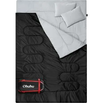 Cozy Double Sleeping Bag for Family Camping