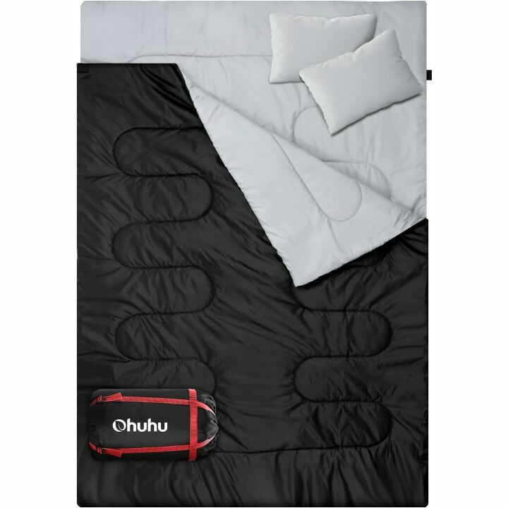 Cozy Double Sleeping Bag for Family Camping