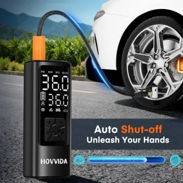 HOVVIDA Tire Inflator Portable 150PSI Fast Digital Gauge