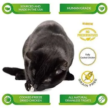 Natural Freeze Dried Chicken Treats for Dogs & Cats