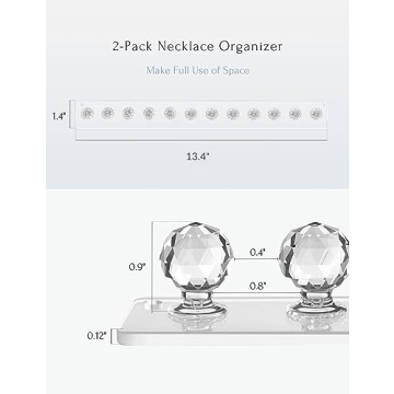 Heesch Necklace Holder for Organized Jewelry Storage