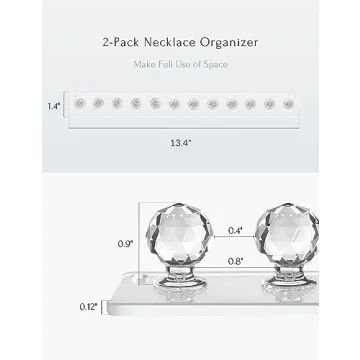 Heesch Necklace Holder for Organized Jewelry Storage