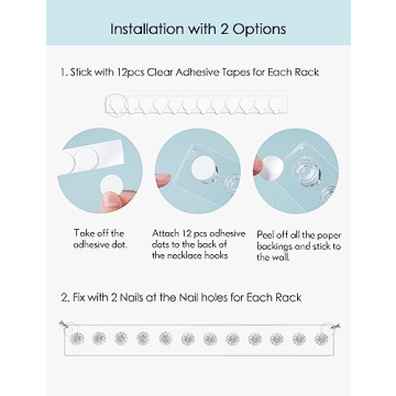 Heesch Necklace Holder for Organized Jewelry Storage