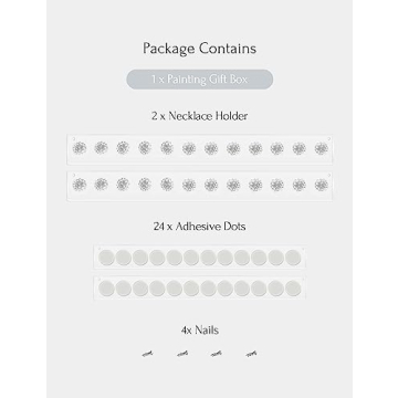 Heesch Necklace Holder for Organized Jewelry Storage