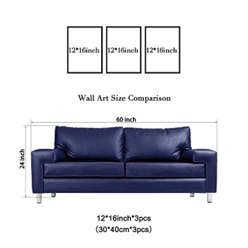 Cloud Tree 3 Panels Canvas Wall Art by Wieco Art