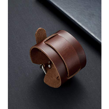 Tornito 3Pcs Adjustable Leather Bracelets for Men & Women