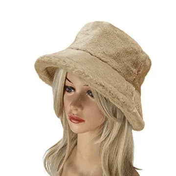 Stylish Umeepar Faux Fur Bucket Hat for Winter Warmth