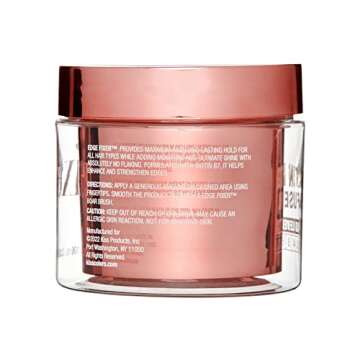 KISS COLORS & CARE Maximum Hold Edge Fixer, Non-Greasy Gel Formula Infused With Biotin B7, 24 Hour H...
