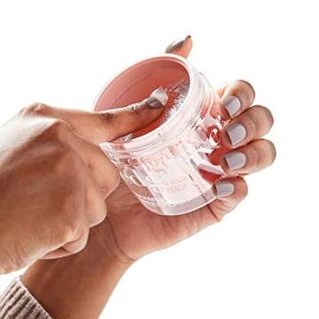 KISS COLORS & CARE Maximum Hold Edge Fixer, Non-Greasy Gel Formula Infused With Biotin B7, 24 Hour Hold, ‘Sweet Peach’ Scented, 3.38 Fl. Oz. (100 ml)