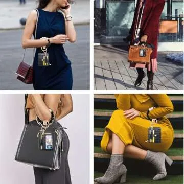 COOLANS Wristlet Bracelet Keychain Pocket Credit Card Holder Purse Tassel Keychain Bangle Key Ring for Women (Silicone Bead Bracelet+Card Purse (Black))