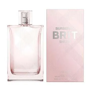 BURBERRY Brit Sheer Eau De Toilette For Her, 3.3 Fl Oz