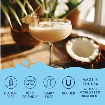 Jordan's Skinny Mixes Coconut Sugar Free Syrup 25.4 Fl Oz