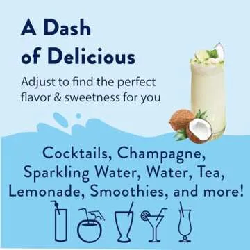 Jordan's Skinny Mixes Coconut Sugar Free Syrup 25.4 Fl Oz