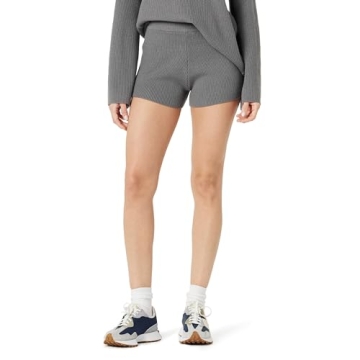 The Drop Women's Faith Pull-on Ribbed Sweater Short - Cozy & Stylish