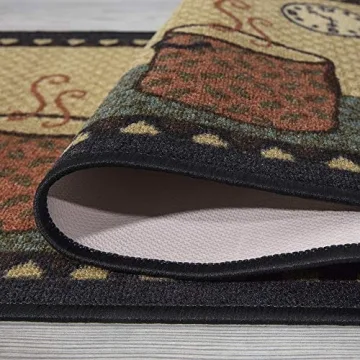 Chef Design Non-Slip Kitchen Runner Rug 20" x 59"