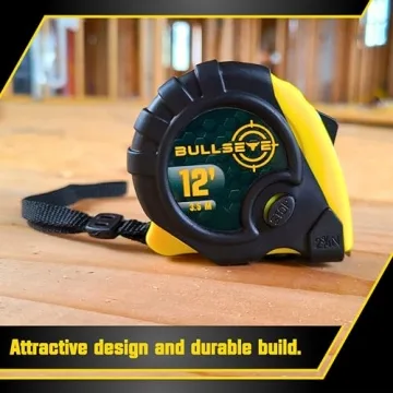 Compact Bullseye Tape Measure 12 Foot 3-Pack
