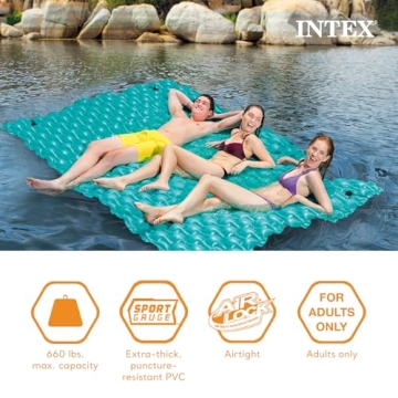 Intex Giant Inflatable Floating Pool Platform Pad for 3