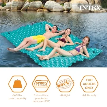 Intex Giant Inflatable Floating Pool Platform Pad for 3