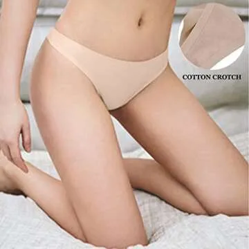 Bolivelan Womens Seamless Thongs - Ultimate Comfort Underwear