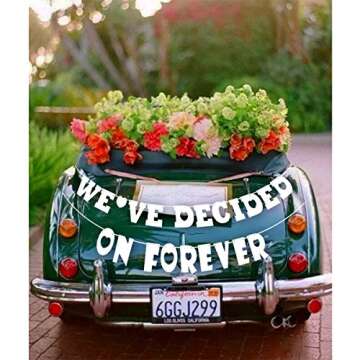 UNOMOR Wedding Banner for Engagement & Valentine Decor