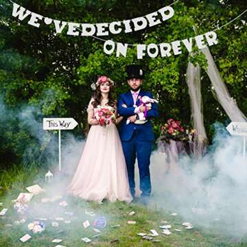 UNOMOR Wedding Banner for Engagement & Valentine Decor