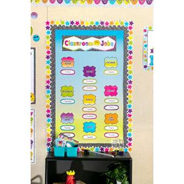 Colorful 50ft Border Trim for Classroom Decorations