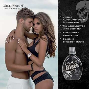 Millennium PAINT IT BLACK 50X Bronzer - Instant Dark Tan