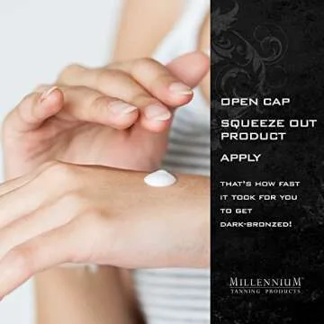 Millennium PAINT IT BLACK 50X Bronzer - Instant Dark Tan