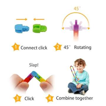 Ganowo Wacky Tracks 24 Pack Fidget Toys for All Ages