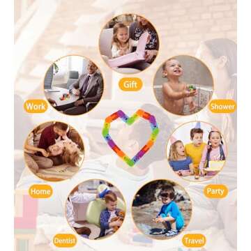 Ganowo Wacky Tracks 24 Pack Fidget Toys for All Ages