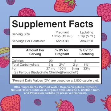 MaryRuth Organics Liquid Iron Prenatal & Postnatal Supplement