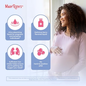 MaryRuth Organics Liquid Iron Prenatal & Postnatal Supplement