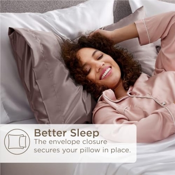 Luxury Satin Pillowcases for Hair & Skin - Dusty Rose