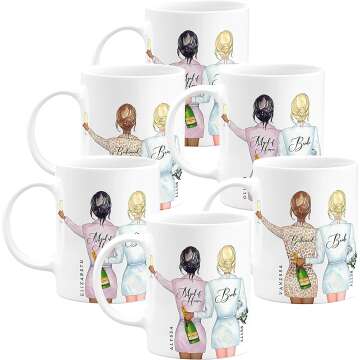 Custom Bridesmaid Gift Set - Personalized Keepsakes for Your Wedding