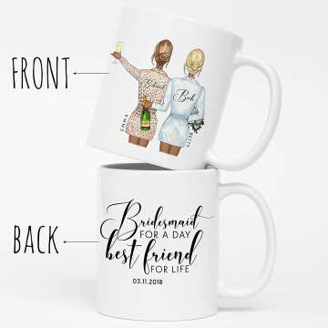 Personalized Bridesmaid Gift Set for Unique Ceremonies