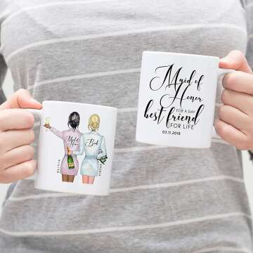 Personalized Bridesmaid Gift Set for Unique Ceremonies