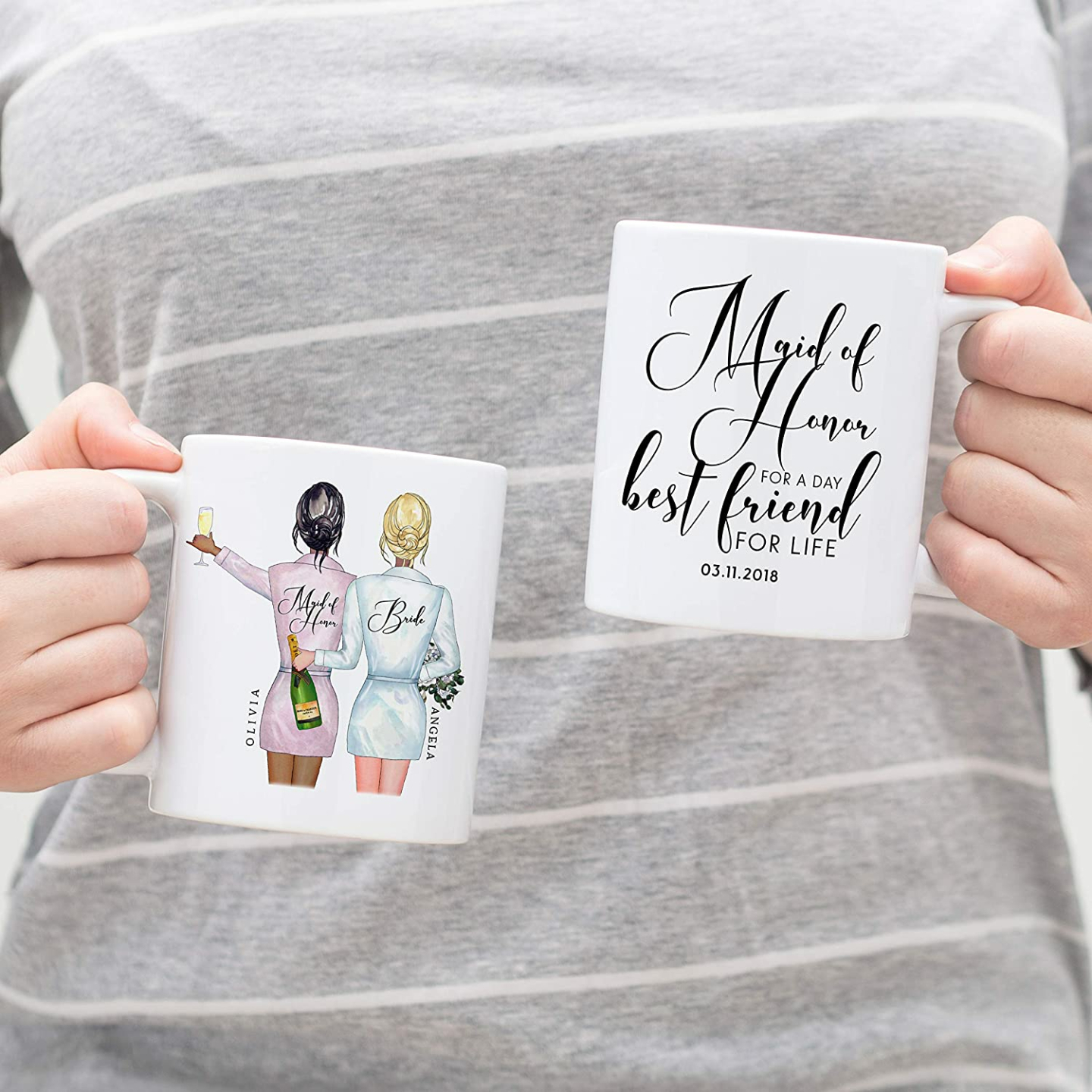 Personalized Bridesmaid Gift Set for Unique Ceremonies