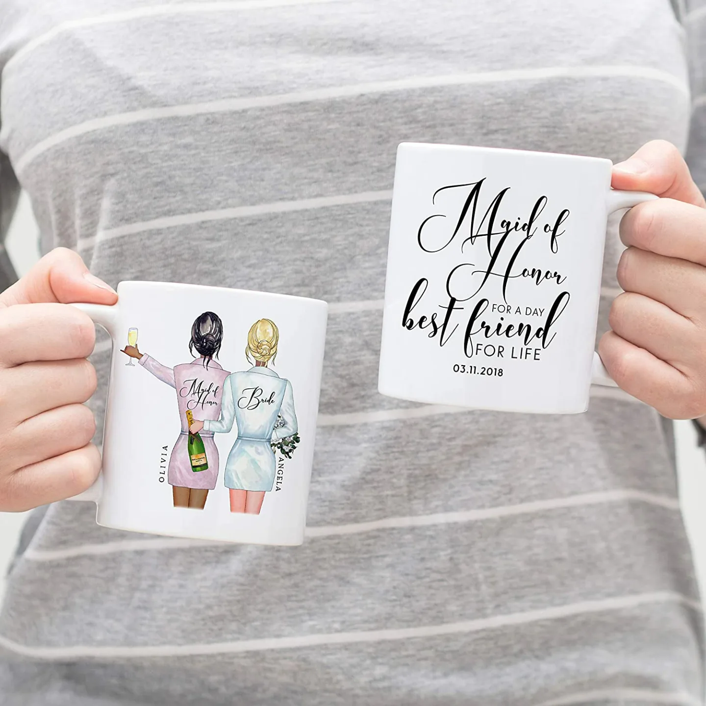 Personalized Bridesmaid Gift Set for Unique Ceremonies