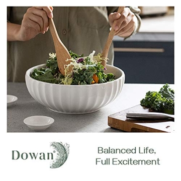 DOWAN 9.75" Ceramic Serving Bowls for Entertaining