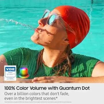 SAMSUNG 50-Inch QLED Smart TV with Quantum HDR & 4K Upscaling