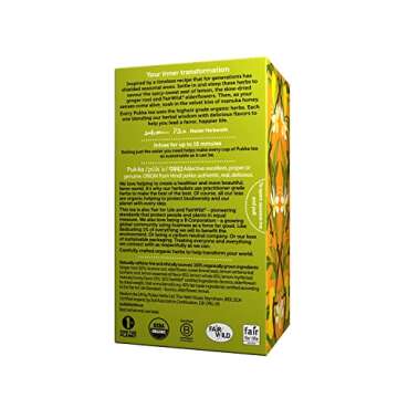 Pukka Herbs Organic Tea Bags, Lemon, Ginger & Manuka Honey Herbal Tea, Perfect for Everyday Wellness, 20 Count (Pack of 3) 60 Tea Bags