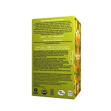 Pukka Herbs Organic Tea Bags, Lemon, Ginger & Manuka Honey Herbal Tea, Perfect for Everyday Wellness, 20 Count (Pack of 3) 60 Tea Bags