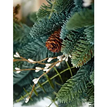Balsam Hill Holiday Mountain Meadow Artificial Wreath, 26in