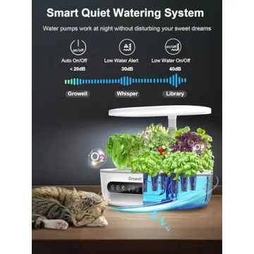 Growell Hydroponics Growing System 12 Pods - Indoor Herb Garden