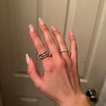 MQV Two Tone Linked Rings - Durable Stacking Jewelry