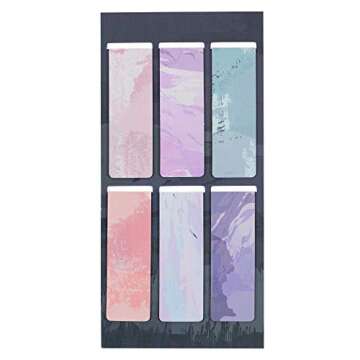 Christian Art Gifts Set of 6 Beloved Scripture Favorites with Abstract Scenic Bookmark Rectangular F...